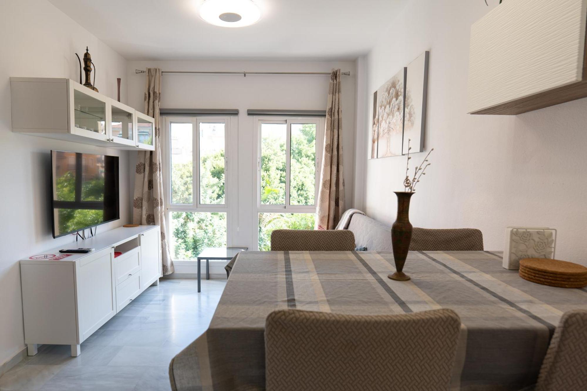 Apartamento Los Cristos Con Vistas Al Parque Malaga Exterior photo