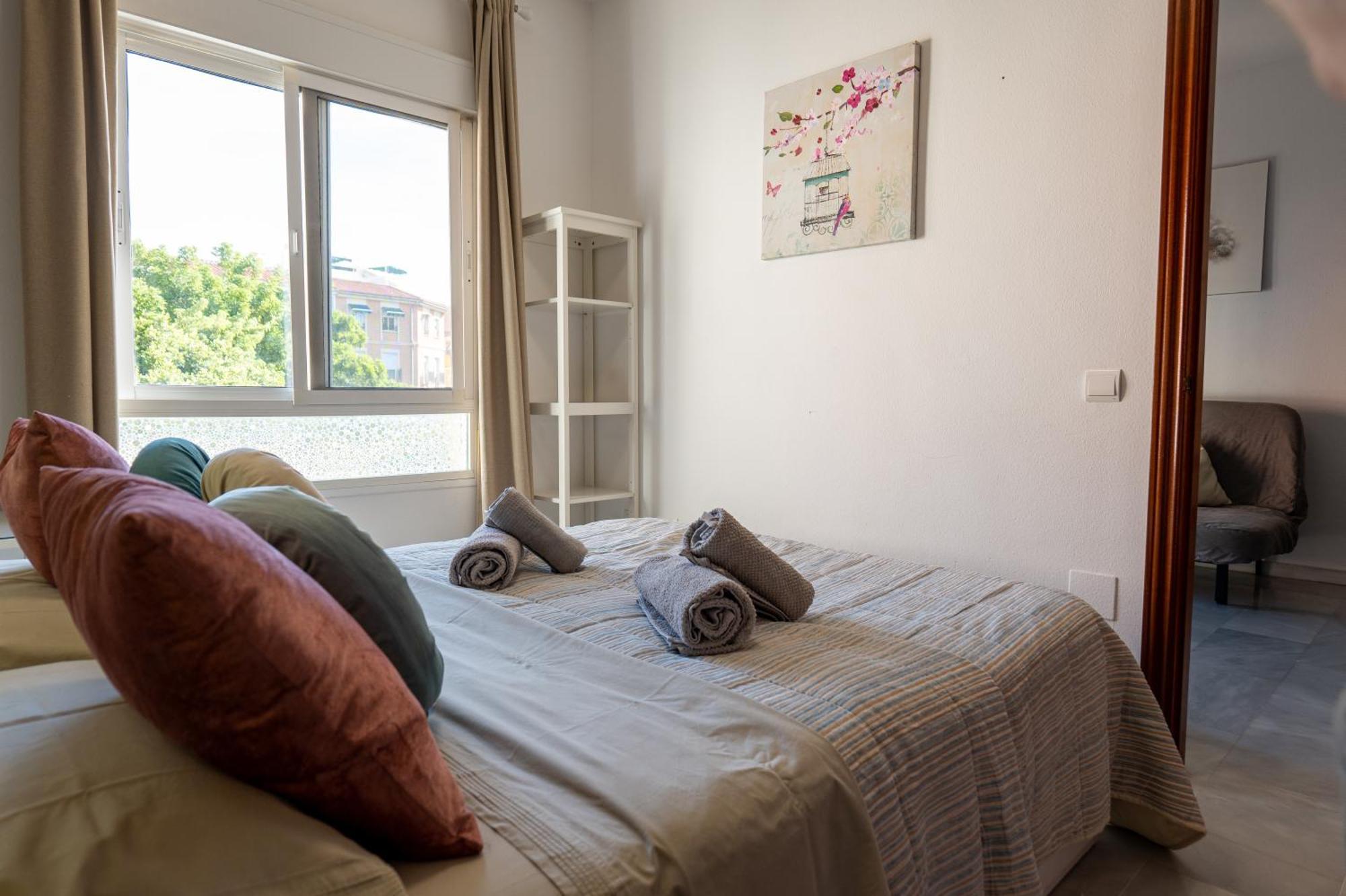 Apartamento Los Cristos Con Vistas Al Parque Malaga Exterior photo